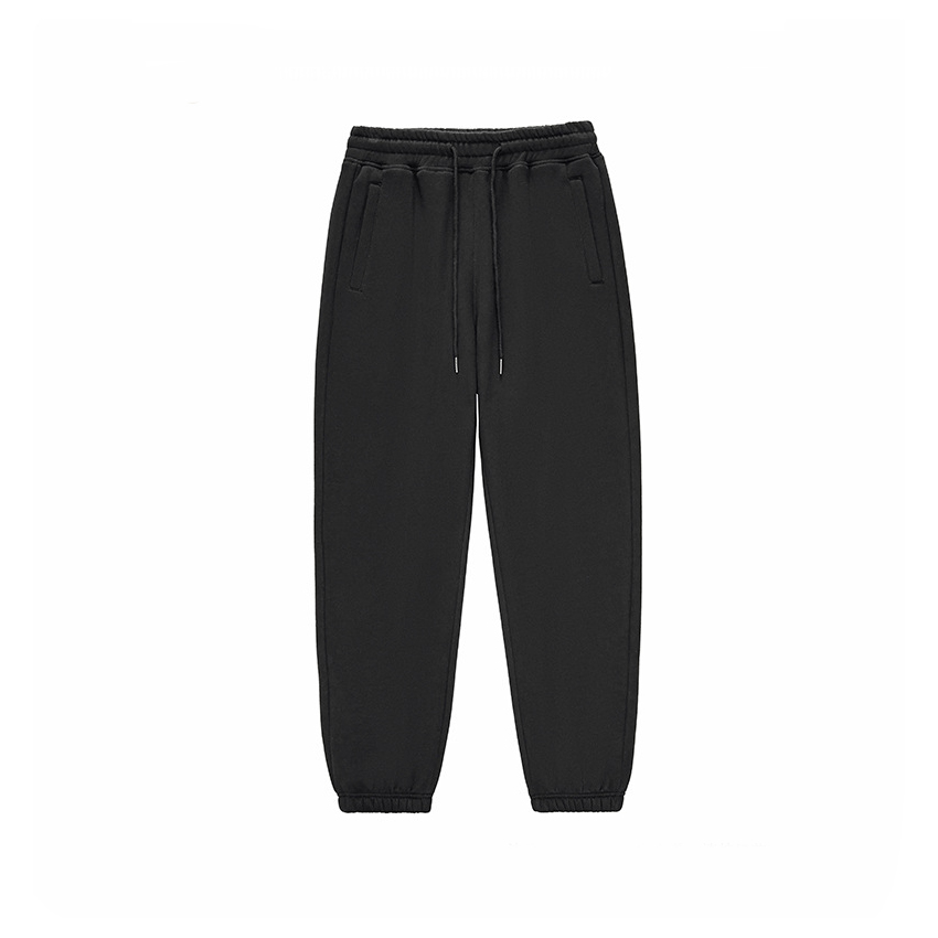 Black Unisex sweatpants display