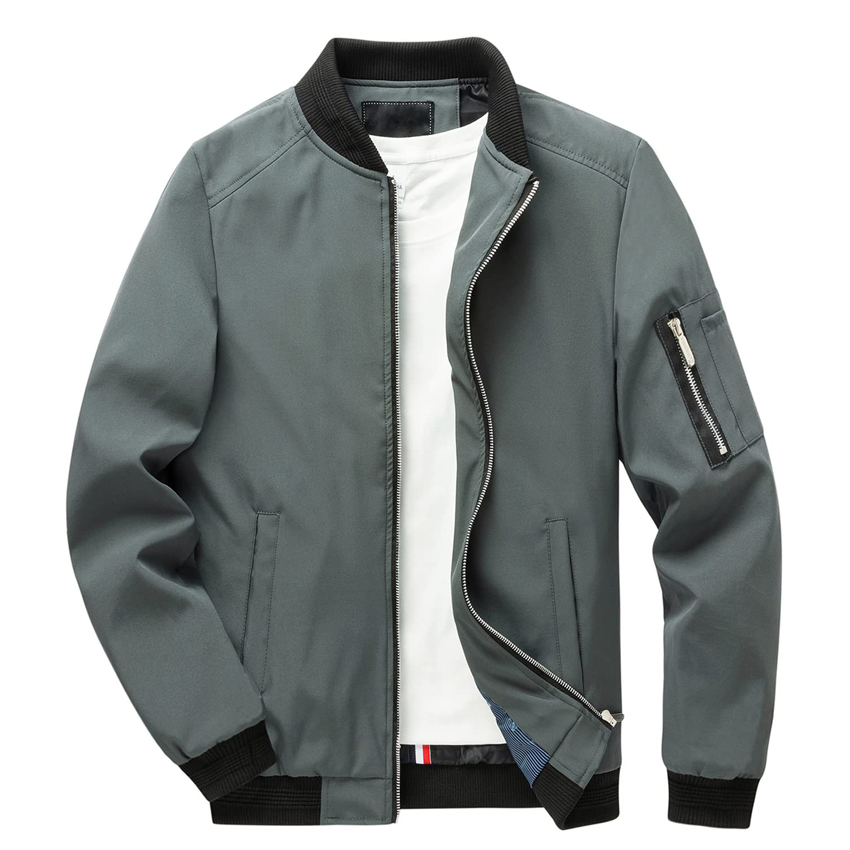 Men's casual jacket front rendering