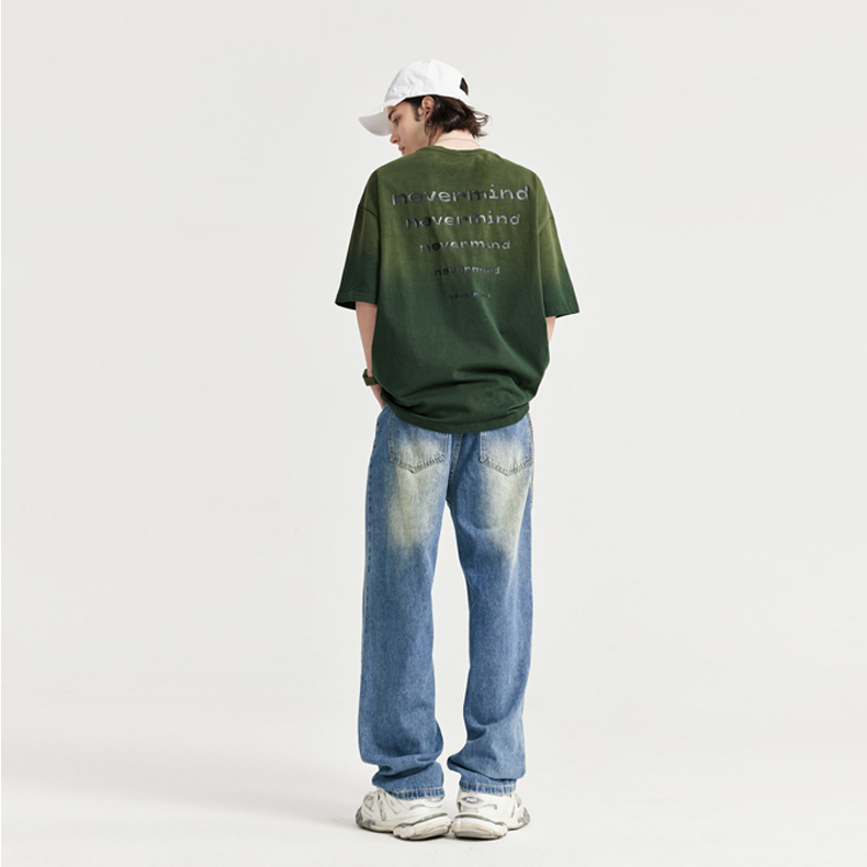 Wash splash jeans back display